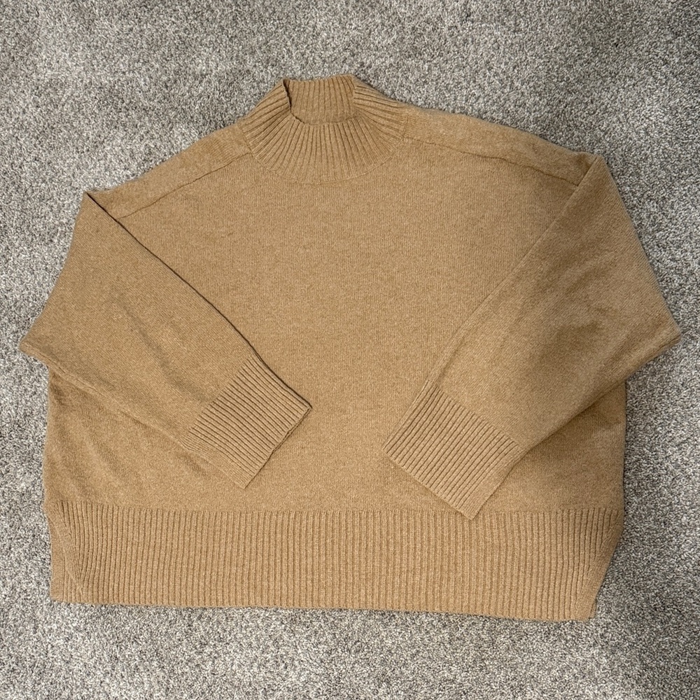 LOFT Women’s Camel Cowlneck Sweater
